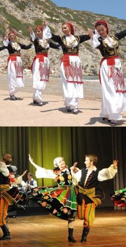 Poland-Greece dance group